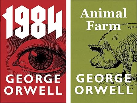 1984 animal farm set of two books 1st edition george orwel 6059076351, 978-6059076357