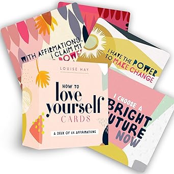 how to love yourself cards self love cards with 64 positive affirmations for daily wisdom and inspiration 1st