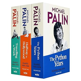 michael palin diaries volume books collection set 1st edition michael palin 2674944307, 978-2674944309