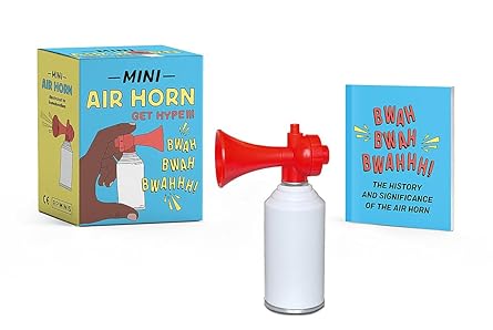 mini air horn get hype 1st edition conor riordan 0762479523, 978-0762479528