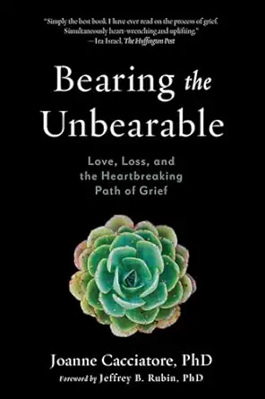 bearing the unbearable love loss and the heartbreaking path of grief 1st edition dr joanne cacciatore