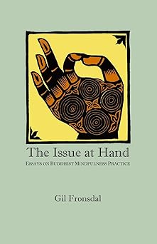 the issue at hand essays on buddhist mindfulness practice 1st edition gil fronsdal 061516286x, 978-0615162867