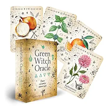 green witch oracle cards discover real secrets of botanical magick 1st edition cheralyn darcey 1925924718,