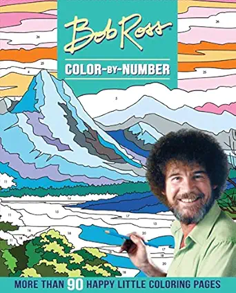 bob ross color by number 1st edition editors of thunder bay press ,carolyn saletto 1667201816, 978-1667201818