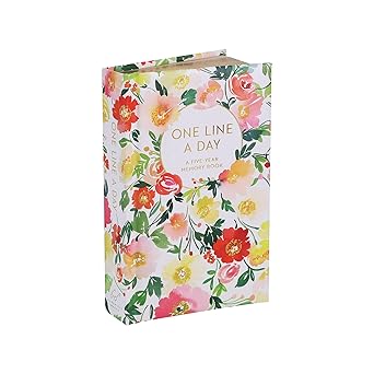 floral one line a day a five year memory book 1st edition yao cheng 1452164614, 978-1452164618