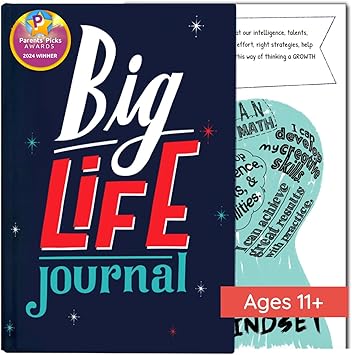 big life journal a   guided growth mindset workbook with writing prompts and goal setting activities for s