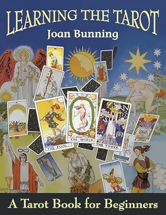 learning the tarot a tarot book for beginners 1st edition joan bunning 1578630487, 978-1578630486