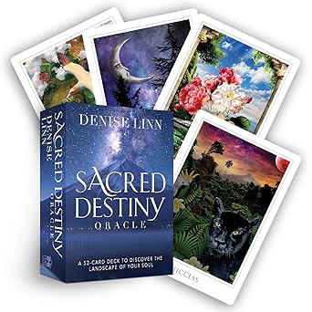 sacred destiny oracle a 52 card deck to discover the landscape of your soul 1st edition denise linn