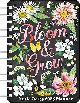 katie daisy 2026 weekly planner calendar bloom and grow 1st edition katie daisy 1524896373, 978-1524896379