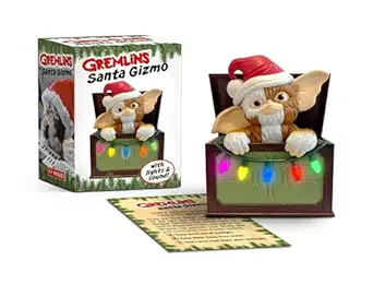 gremlins santa gizmo with lights and sound 1st edition running press 0762482435, 978-0762482436