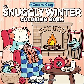 the snuggly winter coloring book 1st edition gaynor carradice 1507224303, 978-1507224304