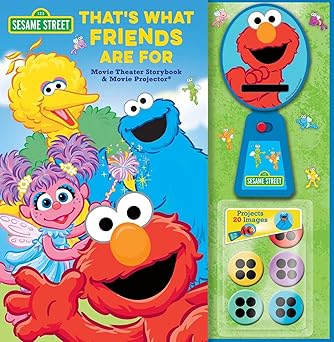 sesame street movie theater storybook and movie projector 1st edition editors of studio fun international
