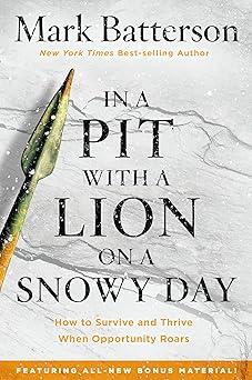 in a pit with a lion on a snowy day how to survive and thrive when opportunity roars 1st edition mark