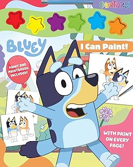 bluey colortivity i can paint 1st edition editors of studio fun international 0794452639, 978-0794452636