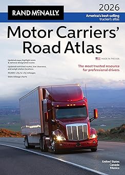 motor carriers road atlas 2026 united states canada mexico 1st edition rand mcnally 0528029339, 978-0528029332