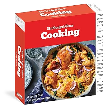 new york times cooking page a daya calendar 2026 a year of fresh and delicious recipes 1st edition workman