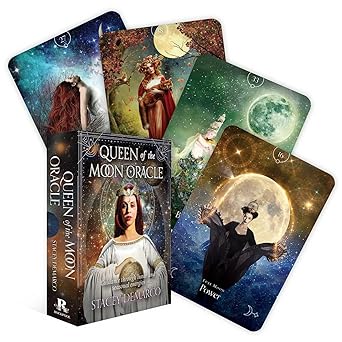 queen of the moon oracle guidance through lunar and seasonal energies 1st edition stacey demarco 1925682587,