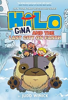 hilo book 9 gina and the last city on earth 1st edition judd winick 0593488091, 978-0593488096