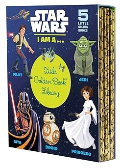star wars i am a little golden book library 5 little golden books i am a pilot i am a jedi i am a sith i am a
