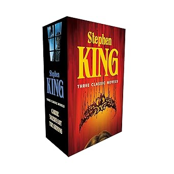 stephen king three classic novels box set carrie salems lot the shining 1st edition stephen king 0593082214,