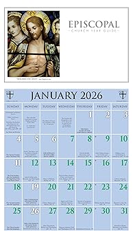 2026 Episcopal Church Year Guide Kalendar January 2026 Through December 2026