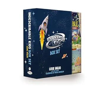 indescribable kids box set with poster includes 3 devotionals about god and science 1st edition louie giglio