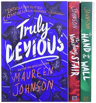 truly devious 3 book box set truly devious vanishing stair and hand on the wall 1st edition maureen johnson