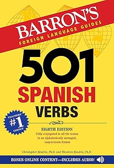 501 spanish verbs 1st edition christopher kendris ph d ,theodore kendris ph d 143800916x, 978-1438009162