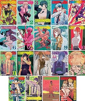 Chainsaw Man Complete Collection Manga Series Set By Tatsuki Fujimoto
