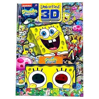 nickelodeon spongebob squarepants 3d look and find activity book 3d glasses included pi kids 1st edition pi