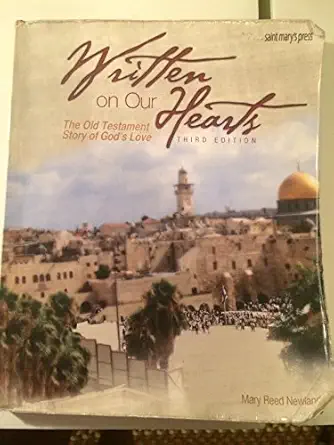 written on our hearts the old testament story of gods love 1st edition mary reed newland 0884899918,
