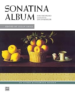 sonatina album a collection of favorite sonatinas rondos and other pieces for the piano 1st edition louis