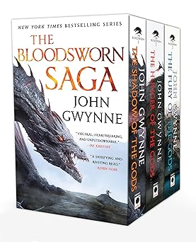 the bloodsworn saga boxed set the shadow of the gods the hunger of the gods the fury of the gods 1st edition
