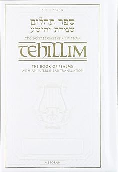 the schottenstein ed tehillim the book of psalms with an interlinear translation pocket leather 1st edition