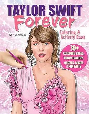 taylor swift forever coloring and activity book for swifties of all ages 30+ coloring pages photo gallery
