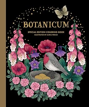 botanicum coloring book 1st edition maria trolle 1423654013, 978-1423654018