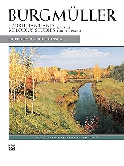 burgma 1/4ller 12 brilliant studies op 105 1st edition johann friedrich burgma 1/4ller ,maurice hinson