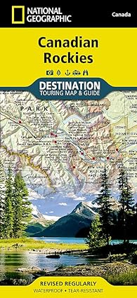 canadian rockies map 1st edition national geographic maps 1597755133, 978-1597755139