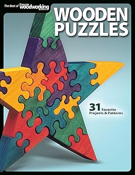 wooden puzzles 31 favorite projects and patterns includes interlocking freestanding travel size nested
