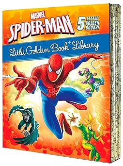 spider man little golden book library spider man trapped by the green goblin the big freeze high voltage