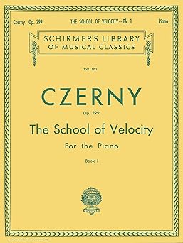 czerny school of velocity for the piano op 299 book 1 1st edition max vogrich ,carl czerny 0793570018,