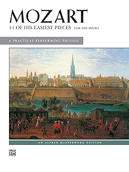 mozart 14 of his easiest piano pieces 1st edition wolfgang amadeus mozart ,willard a palmer 0739014056,