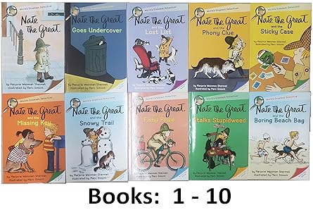 nate the great set books 1 10 1st edition marjorie weinman sharmat 0440809630, 978-0440809630