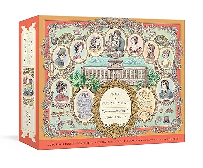 pride and puzzlement a jane austen puzzle a 1000 piece jigsaw puzzle featuring literatures most beloved