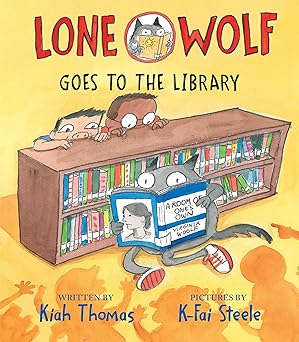 lone wolf goes to the library 1st edition kiah thomas ,k fai steele 082345780x, 978-0823457809