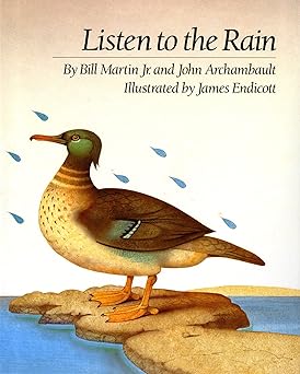 listen to the rain 1st edition bill martin jr ,john archambault ,james endicott 0805006826, 978-0805006827