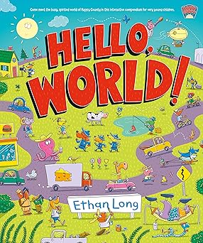 hello world happy county book 1 1st edition ethan long 1250191750, 978-1250191755