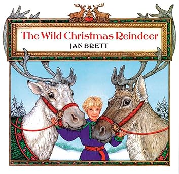 the wild christmas reindeer 1st edition jan brett 0698116526, 978-0698116528