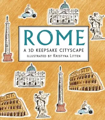 rome a 3d keepsake cityscape 1st edition kristyna litten 0763664154, 978-0763664152