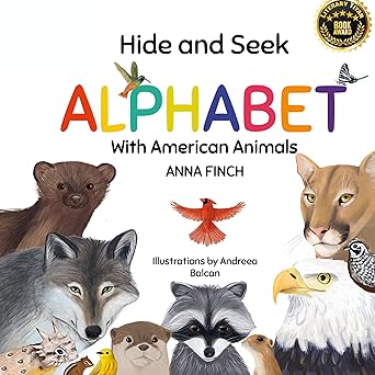 hide and seek alphabet with american animals 1st edition anna finch ,andreea balcan 0645685925, 978-0645685923